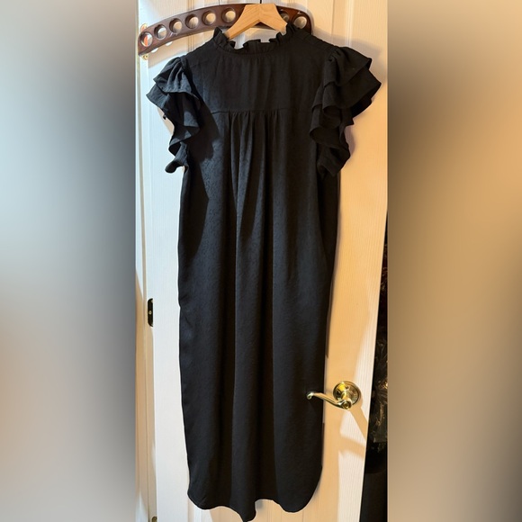 Entro Black Ruffle Dress - Picture 3 of 6